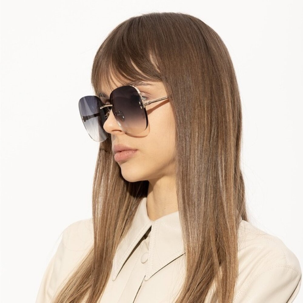 Final Price! Isabel Marant IM 0055/S 0KJ1 U1 Ruthenium/Plum Sunglasses - Picture 2 of 11